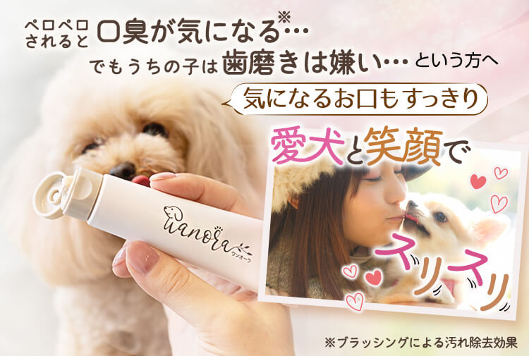 ワンオーラ（wanora）【公式】｜犬用歯磨きジェル（マスティック配合）